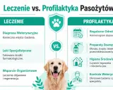 Leczenie vs. profilaktyka pasożytów u psa. Kluczowe jest regularne odrobaczanie, higiena i kontrola weterynaryjna.